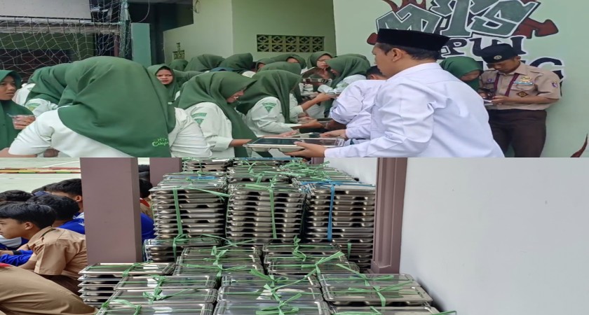 PROGRAM MAKAN BERGIZI GRATIS DI MTs PUI CIKIJING